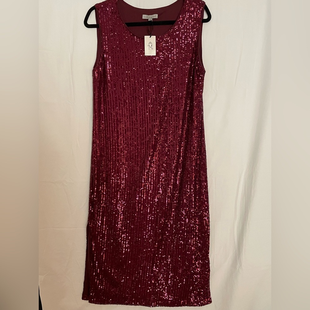 Red Sequin Dress